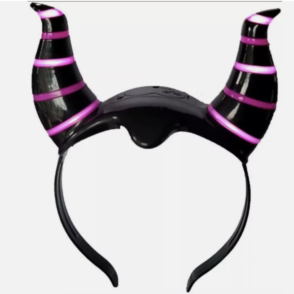 Disney Parks Villains Maleficent Light Up Ear Headband Halloween NEW